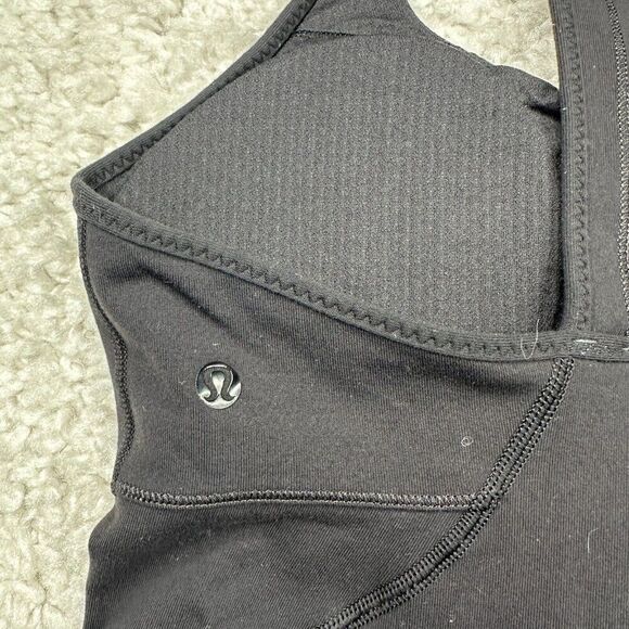 Lululemon Black Scoop Neck T-Back Tank - Picture 7 of 9